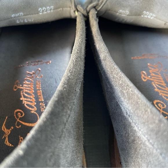 Allen Edmonds CATALINA Casual Soft PENNY Loafers 9 1/2 D  TAUPE Suede.crepe Sole main image 8
